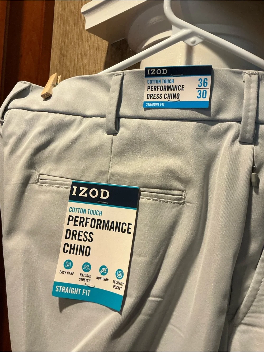 Izod Light Tab Men’s Performance Dress Chinos